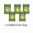 Papas Fritas Limon Coexito x 28 gr x 5