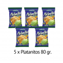 Platanitos Coexito x 80 gr x 5 St.