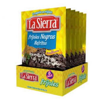 Frijoles Negros refritos La Sierra 430 gr.