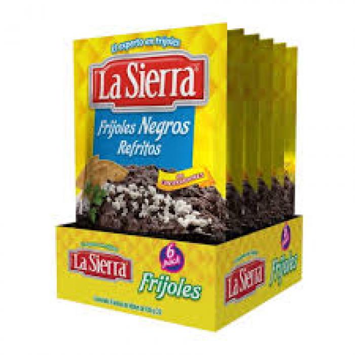 Frijoles Negros refritos La Sierra 430 gr.