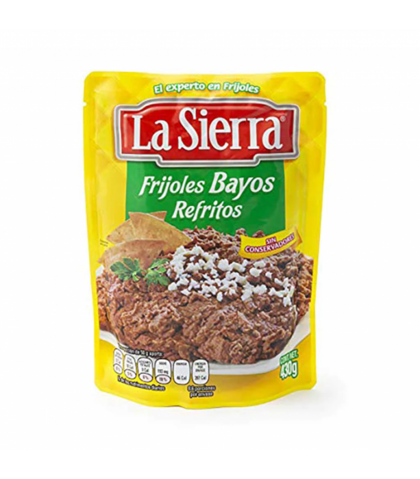Frijoles Bayos refritos La Sierra 430 gr.